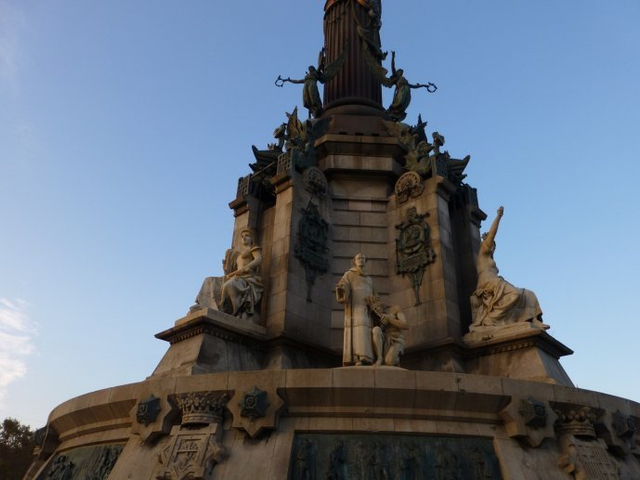 哥伦布纪念碑建筑物细节