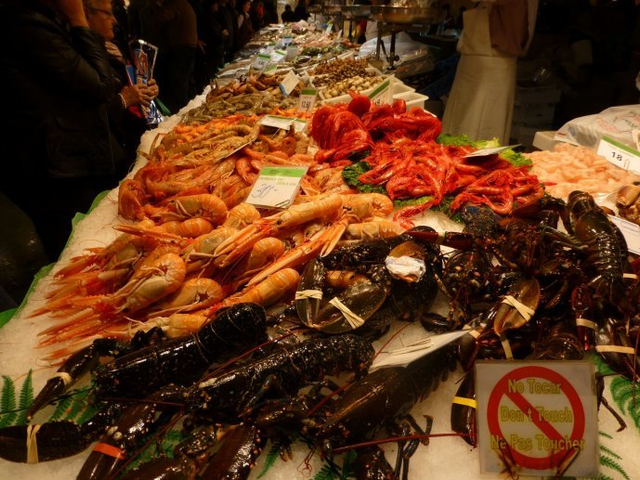 琳琅满目的海鲜