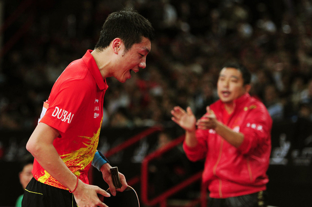 张继科许昕会师四强