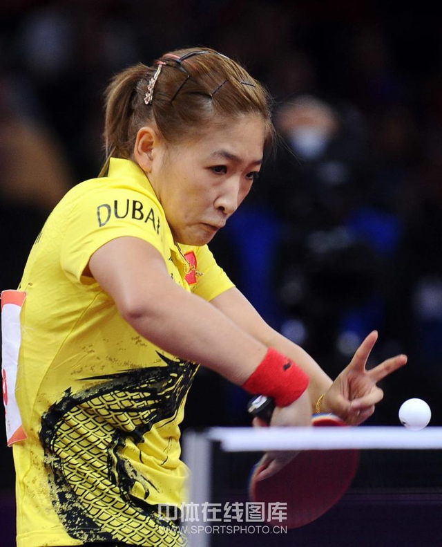 刘诗雯的剪刀手