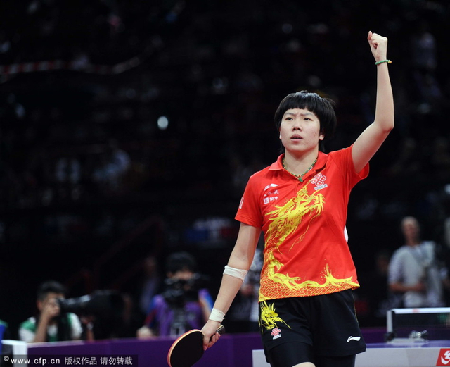 李晓霞4-2刘诗雯夺冠