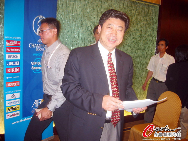 06年张吉龙告别足协赴奥组委工作