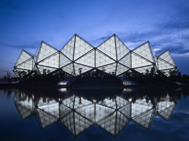 中国女排比赛场馆外景