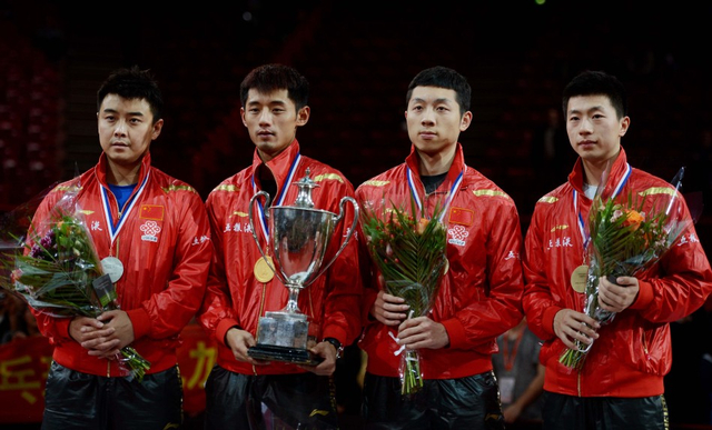中国队员包揽前四
