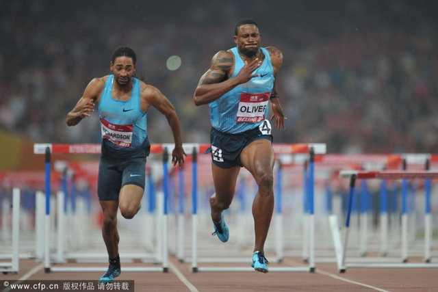 奥利弗110米栏夺冠