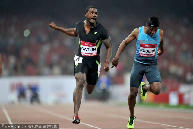 加特林撞线瞬间