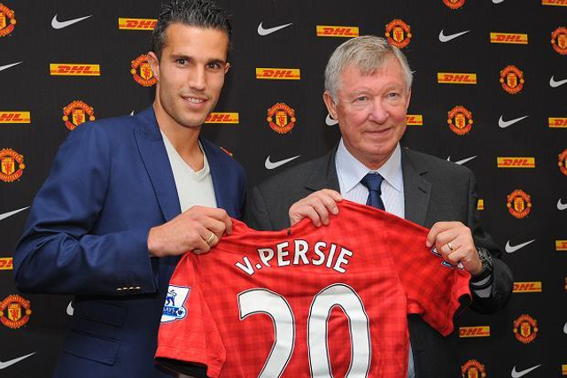 第8位 2012年 范佩西由阿森纳转会曼联