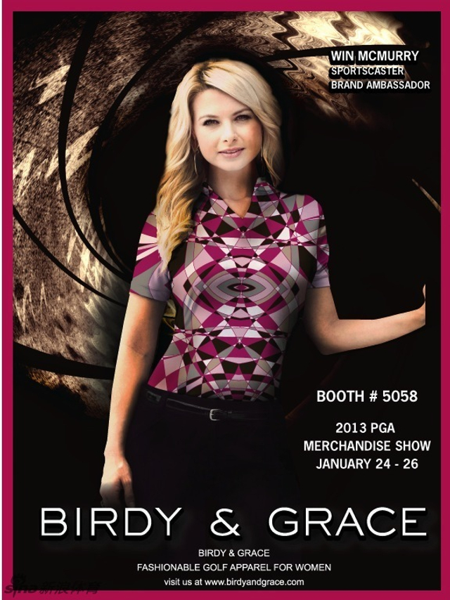  高尔夫频道美女主持麦克默里(Win McMurry )