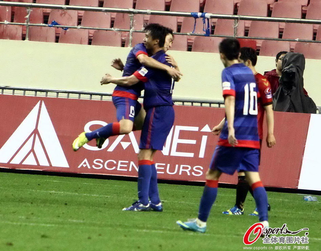 邀请赛申花4-1庆南FC