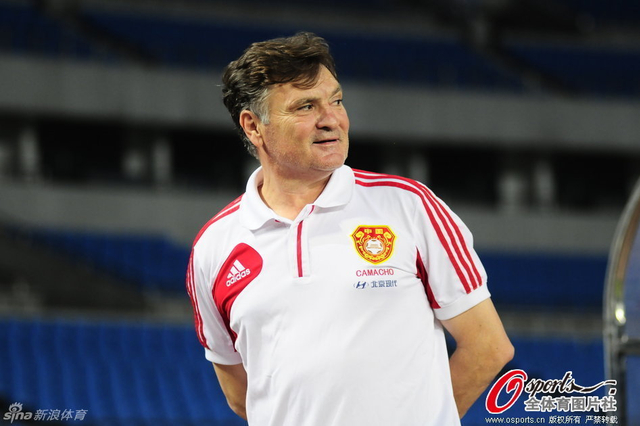 卡马乔表情轻松