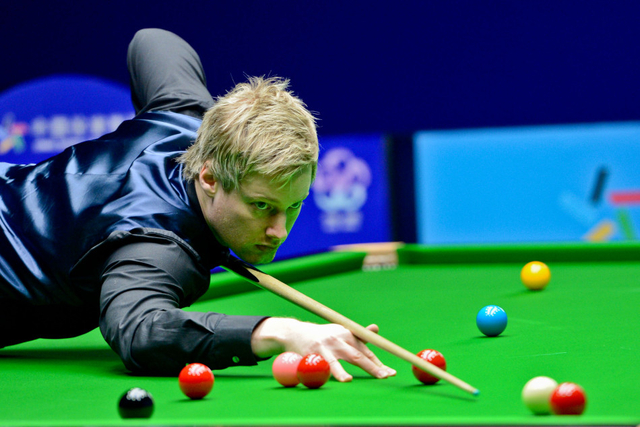 罗伯逊淡定击球