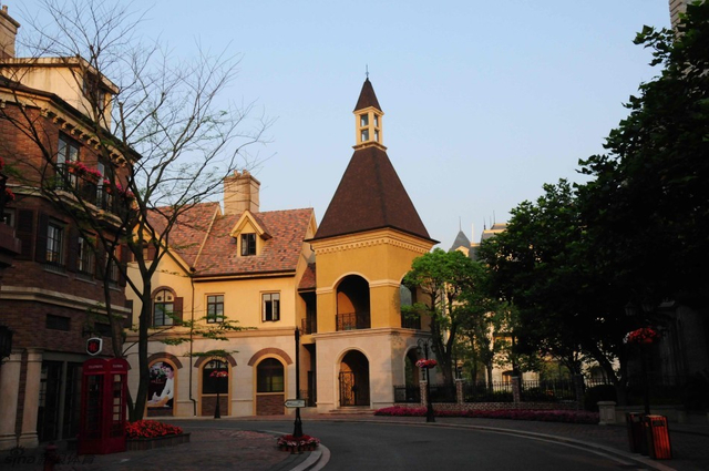 欧洲小镇部分街景