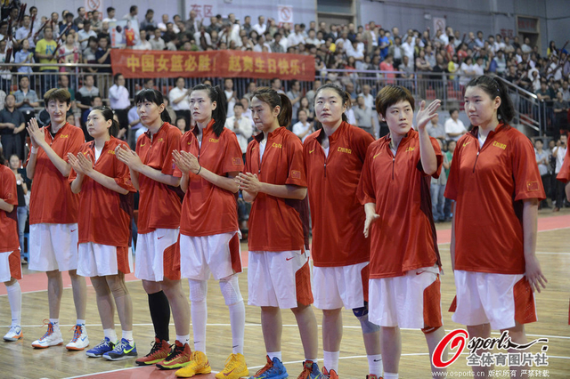 女篮热身赛-中国胜澳洲