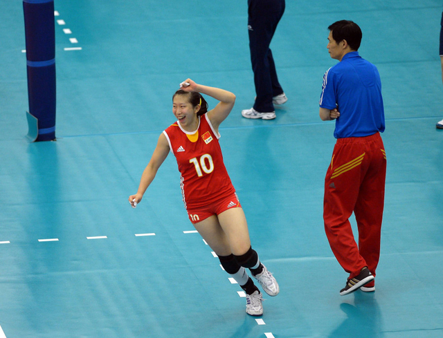 陈馨彤庆祝得分