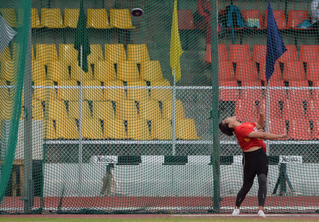 苏欣悦夺铁饼冠军
