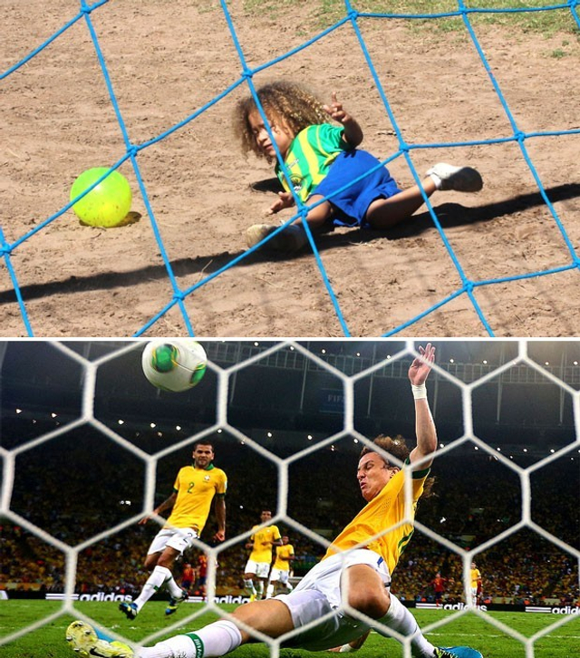 效仿路易斯的一招一式