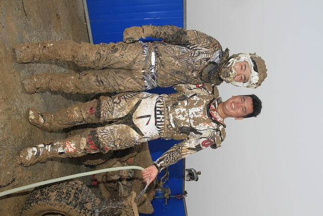 苏文敏（右）和施乐赛后合影