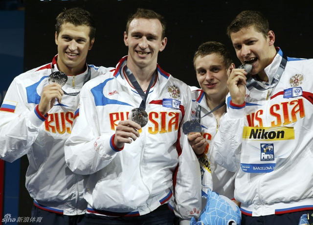 俄罗斯队获得银牌