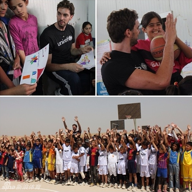 加索尔探访叙利亚难民营