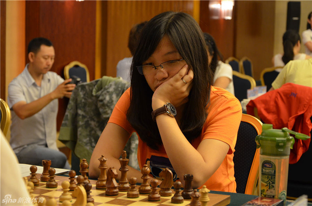 黄茜现身联赛无锡站