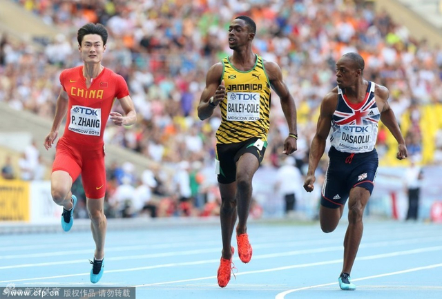 张培萌打破全国百米纪录