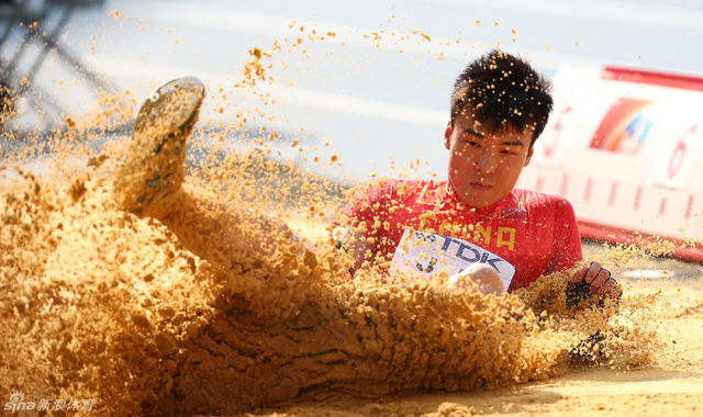 李金哲在比赛中