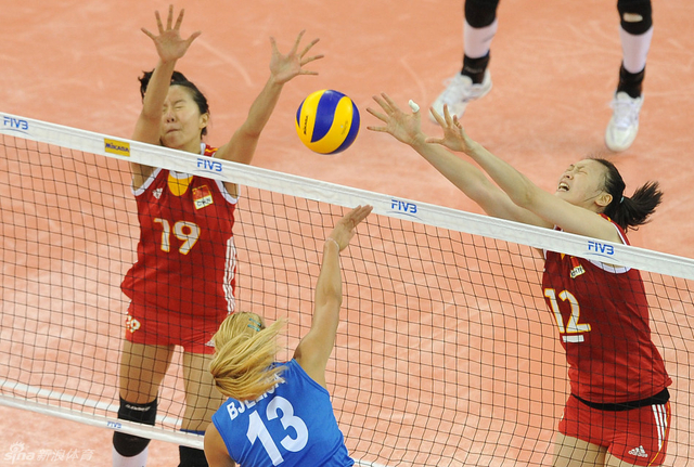 惠若琪刘聪聪拦网