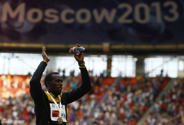 博尔特感谢观众