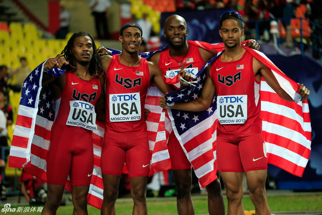 男子4x400米接力-美国