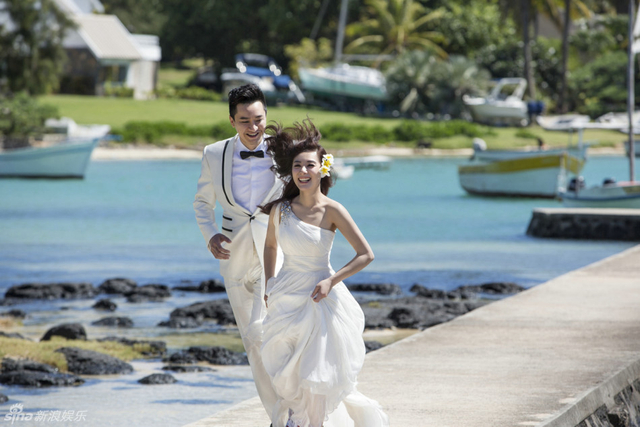 毛里求斯拍摄婚纱照