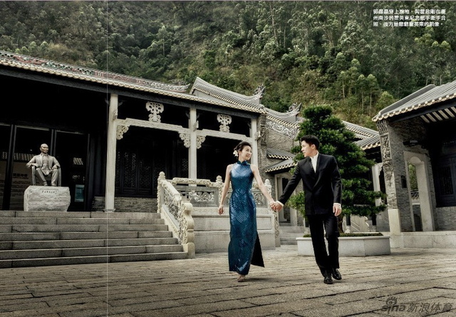 婚纱照曝光