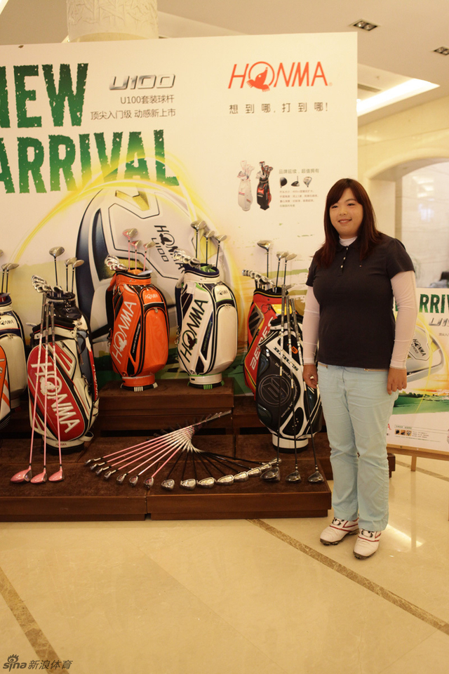 冯珊珊为HONMA代言