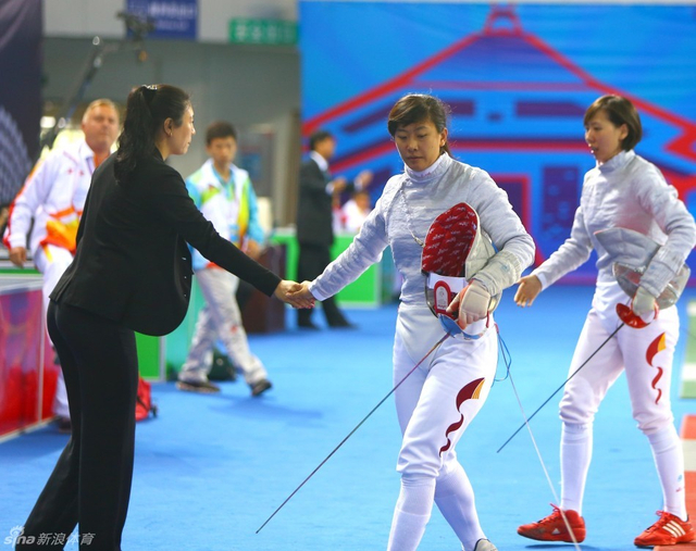 女子佩剑名将谭雪落败