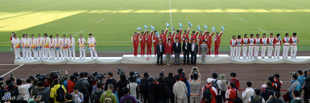 女子七人制颁奖仪式