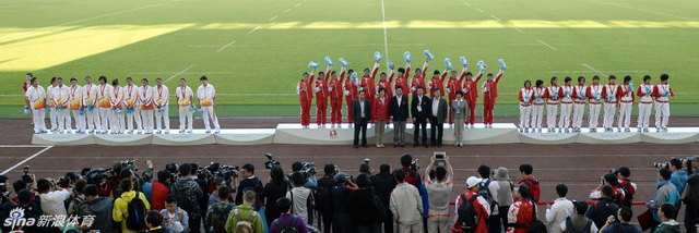 女子七人制颁奖仪式