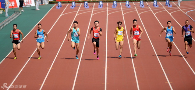 男子100米半决赛