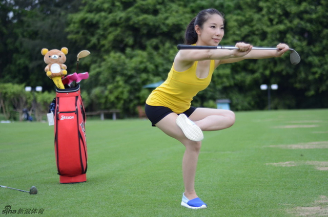 高尔夫热身动作第八式