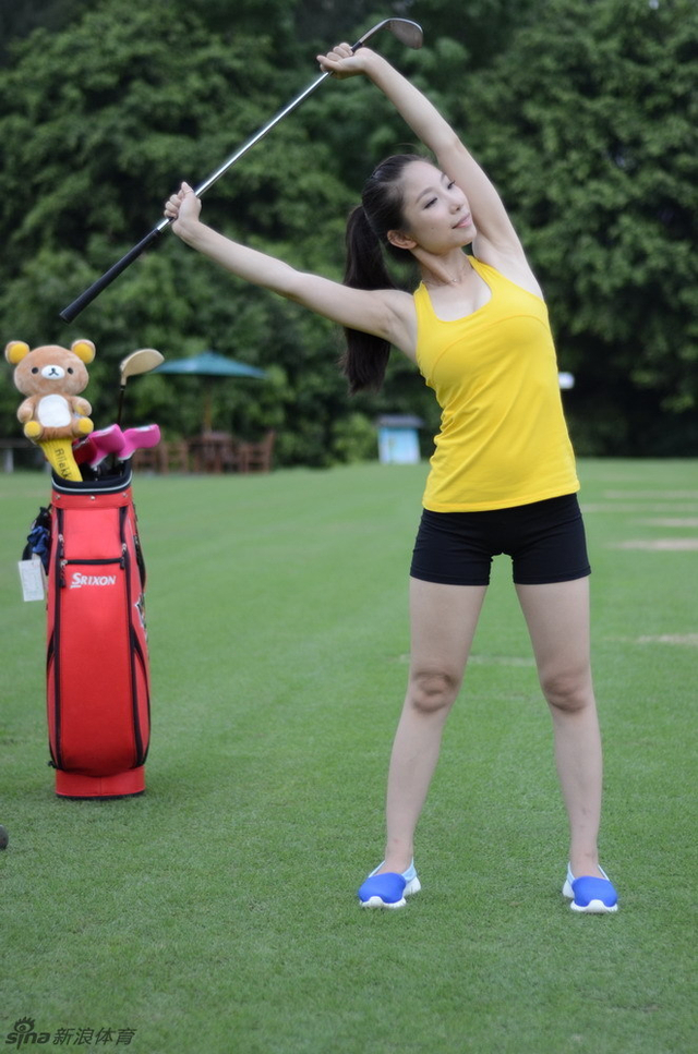 高尔夫热身动作第六式之二