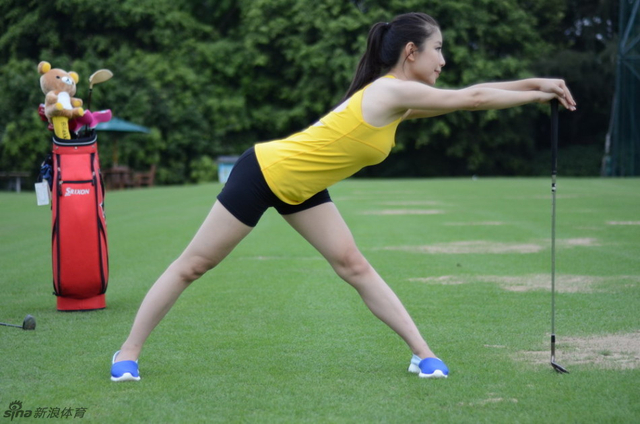 高尔夫热身动作第五式之二