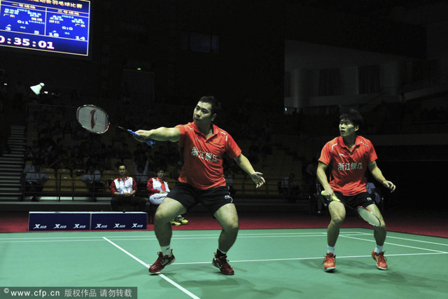 浙江队羽毛球选手桑洋