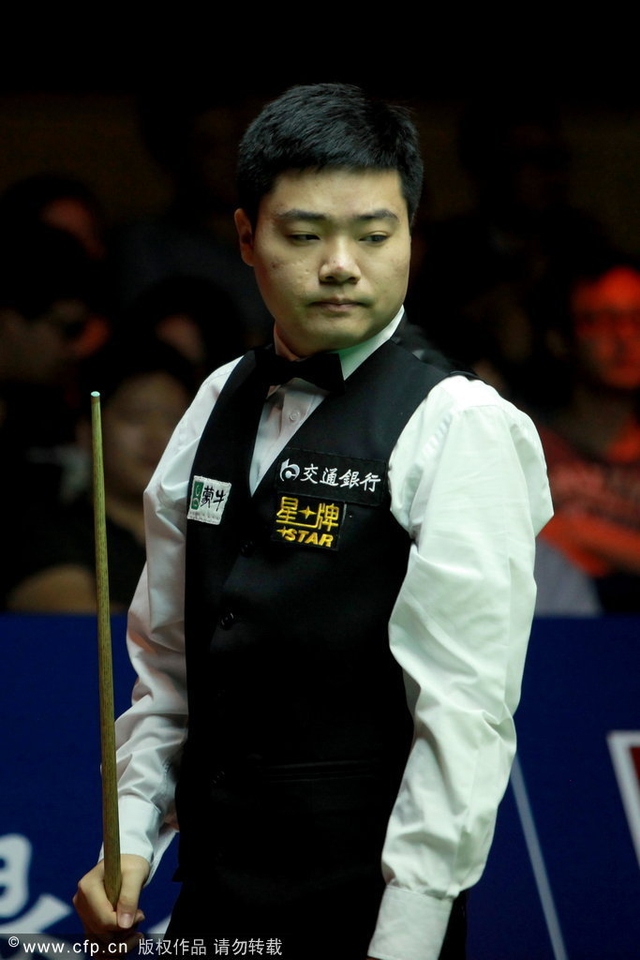 丁俊晖目光如炬