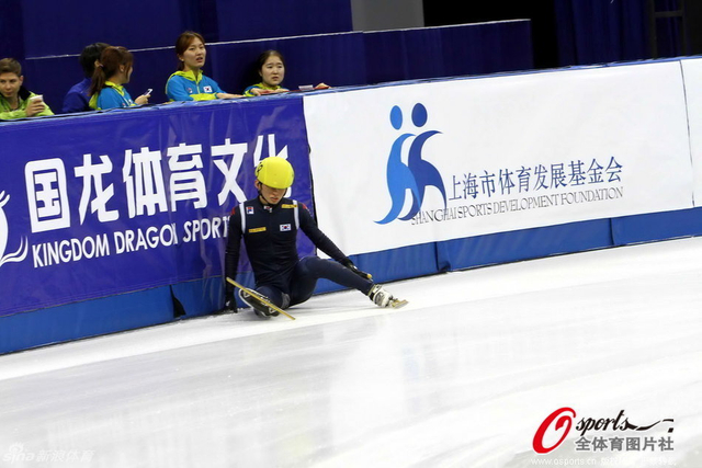 韩国选手出现失误