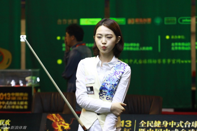 中式台球车侑蓝现身