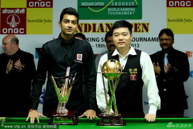 印度公开赛丁俊晖夺冠