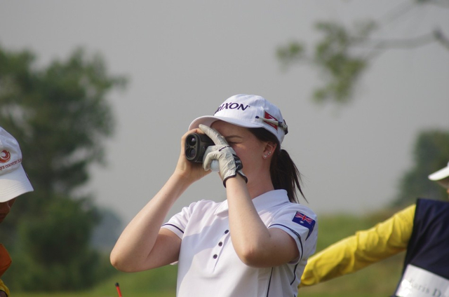 澳籍球员Karis Davidson测距