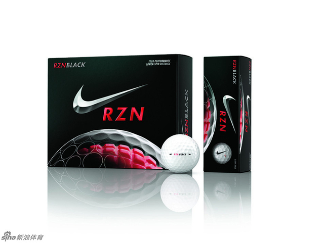 Nike RZN高尔夫球黑款外观