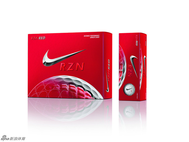 Nike RZN高尔夫球红款外观