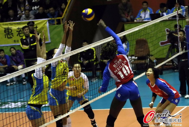 女排联赛北京3-0河南