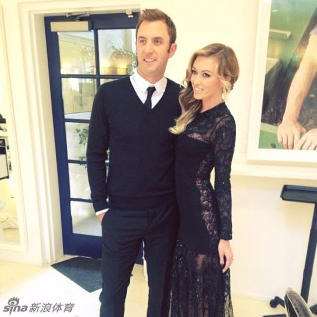 约翰逊与未婚妻