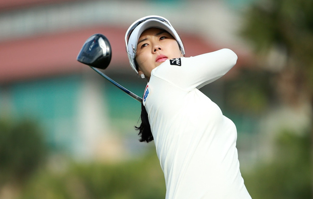 韩国美女许允境收杆